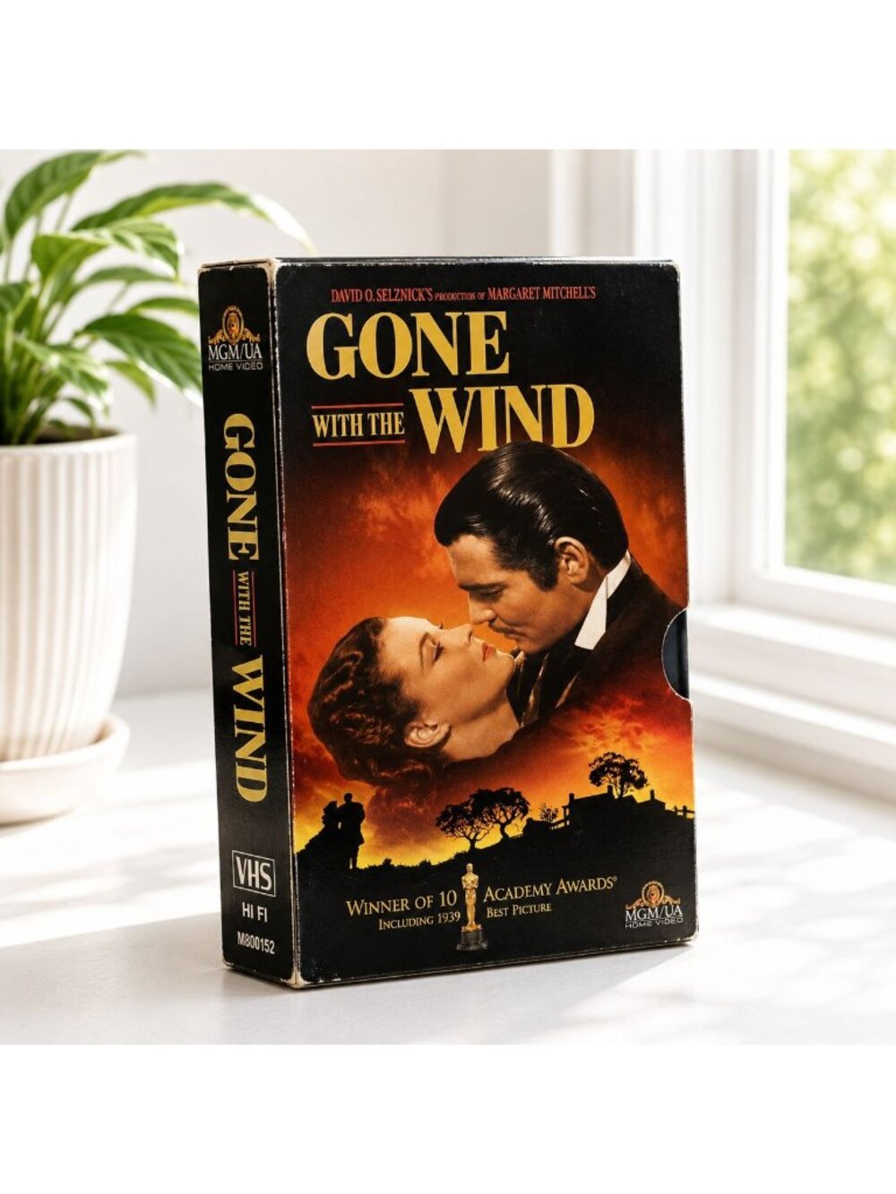 Gone With The Wind MGM/UA Home Video VHS 1989 Release PG Winner Of 10 Academy Aw